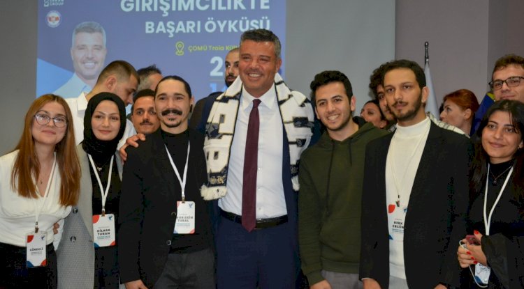 GİRİŞİMCİLİKTE BAŞARI ÖYKÜSÜ SARAN, TECRÜBELERİNİ ÖĞRENCİLERLE PAYLAŞTI (01.12.2022)