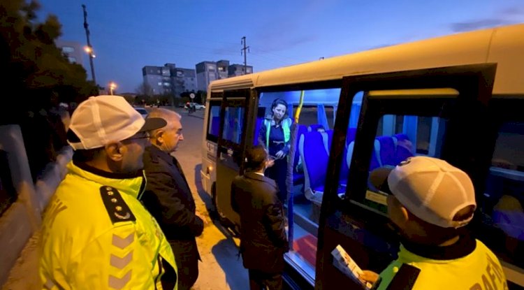 Vali Aktaş okul servislerini denetledi