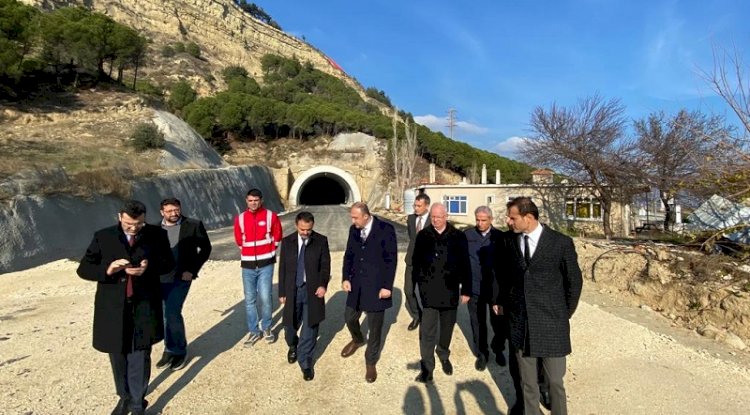 Vali Aktaş tünelleri inceledi