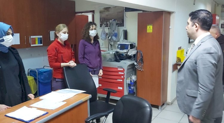 SAĞLIK ÇALIŞANLARIYLA BULUŞTU