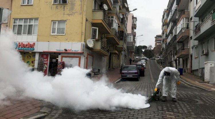 Çanakkale’de Biyosidal Ürün Uygulama Ekibi Hız Kesmiyor