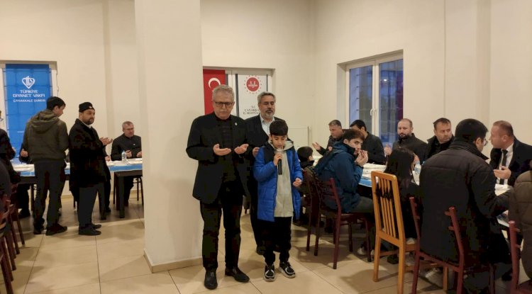 Çanakkale’de Depremzede Vatandaşlar İftarda Buluştu
