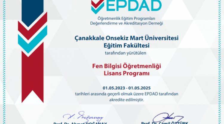 ÇOMÜ Eğitim Fakültesi’nden Başarı