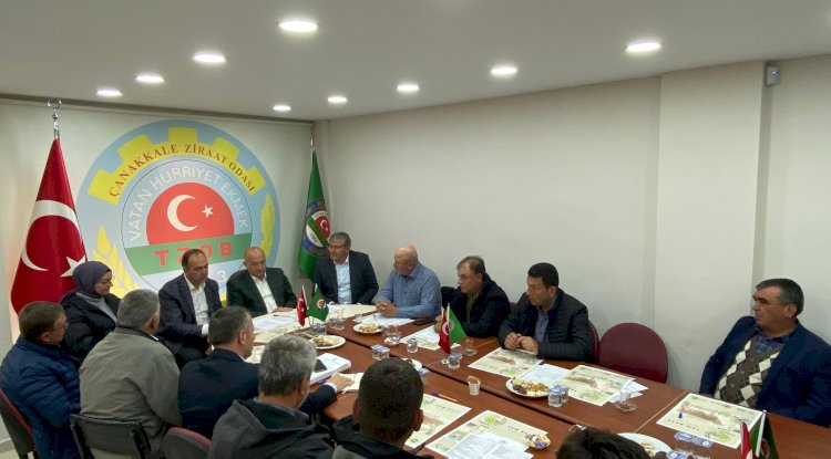 Ayhan Gider Ziraat Odası Toplantısına Katıldı