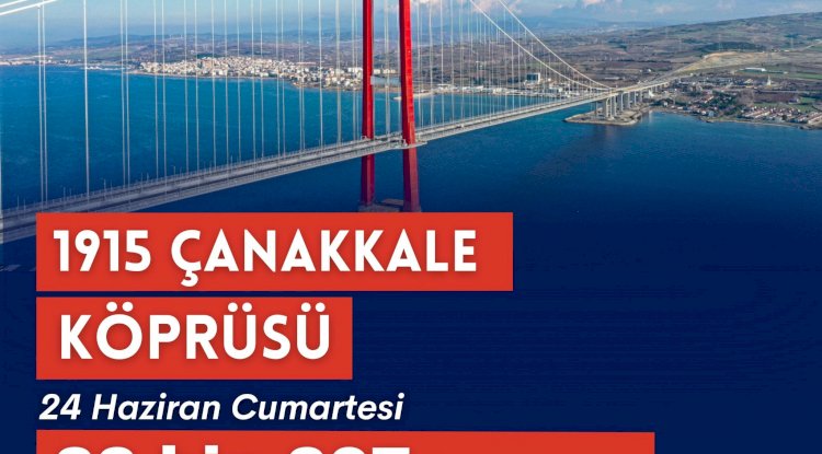 1915 Çanakkale Köprüsü’nde  1 Günde 22 Bin 267 Araç Geçti
