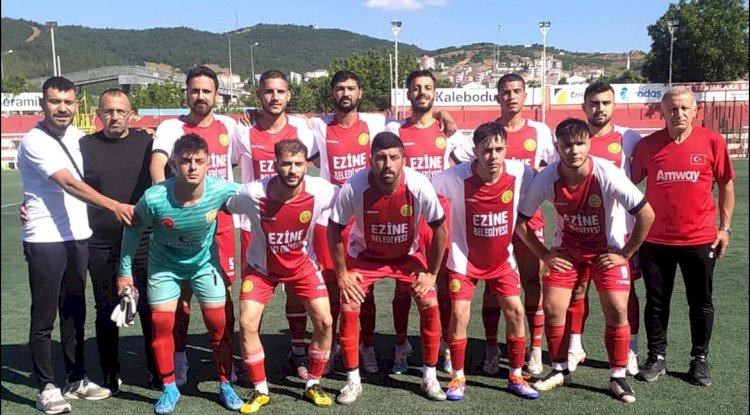 “Ezine 22 Eylül Spor Kulübümüze 1. Amatör Ligde başarılar diliyorum”