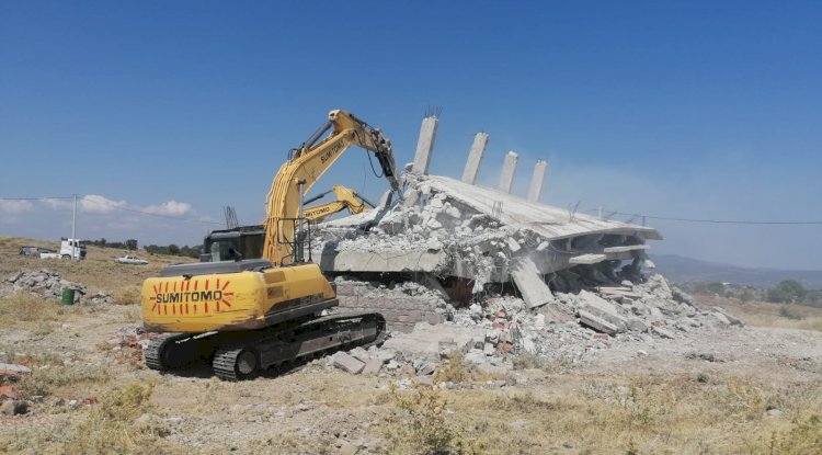 Çanakkale’de kaçak yapılar tespit ediliyor