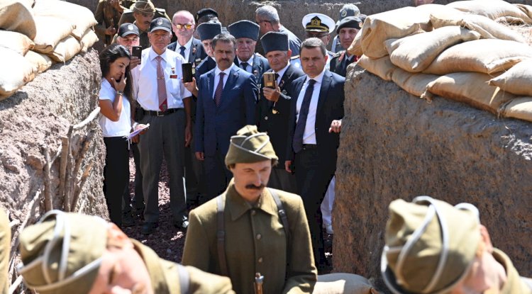 1915 Siper Canlandırması" törenle ziyarete açıldı
