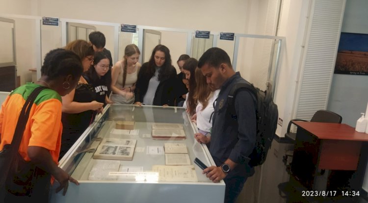 ÇOMÜ Kütüphanesi öğrencileri ağırladı