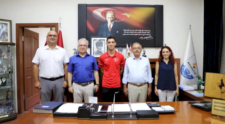 Sporcu Tümer, Özacar’ı ziyaret etti