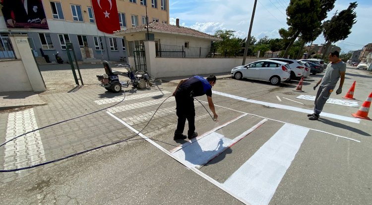 Gelibolu’da yaya çizgileri yenileniyor
