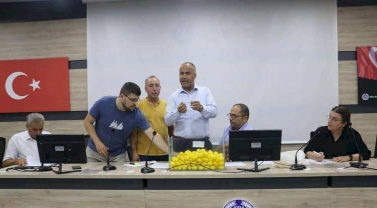 Biga’da kura çekilişi yapıldı