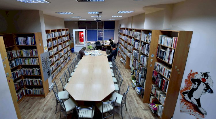 Çanakkale Barbaros kütüphanesi kış dönemine geçti