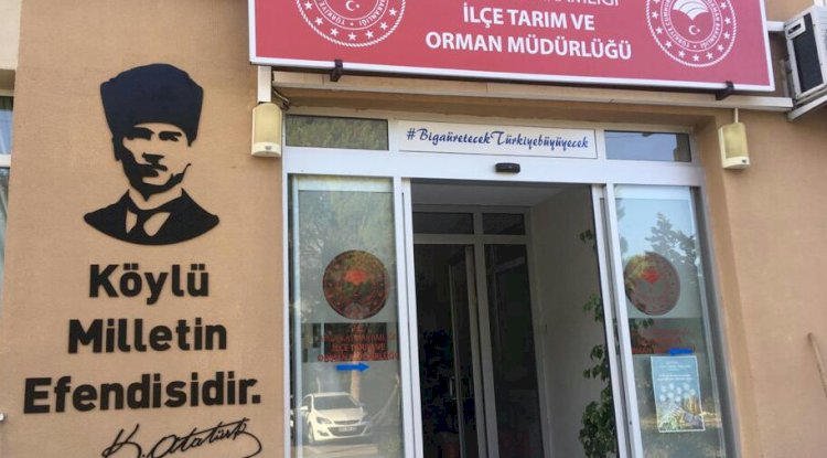 Biga’da üreticilere tohum desteği
