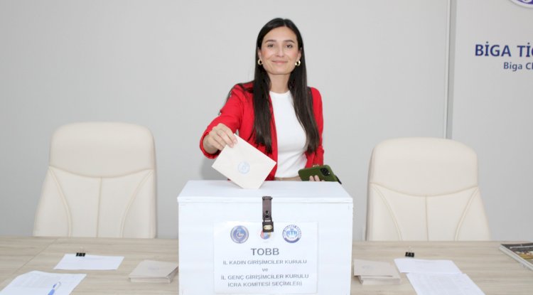 Seçimler Biga TSO hizmet binasında yapıldı