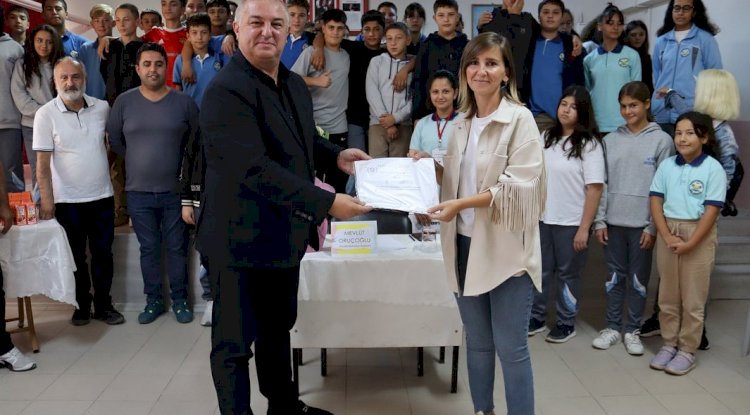 Başkan Oruçoğlu öğrencilerle tecrübelerini paylaştı