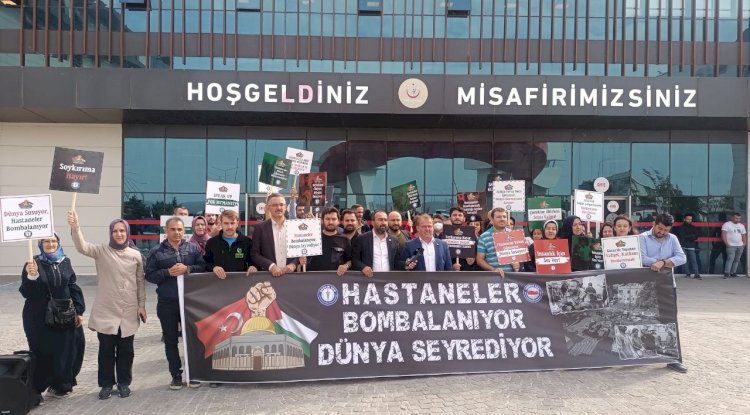 Sağlıkçılardan İsrail’e sert tepki