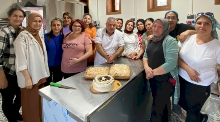 Bayramiç’te kursiyerler üretiyor