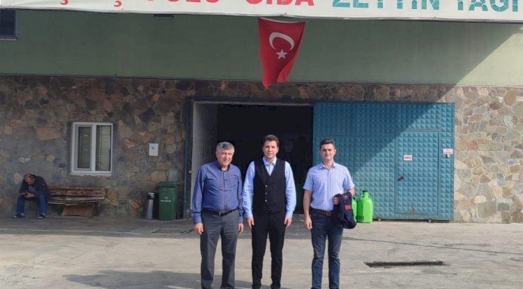 Zeytinyağı firmalarında çalışmaları inceledi