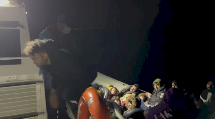 Sahil Güvenlikten göçmen operasyonu