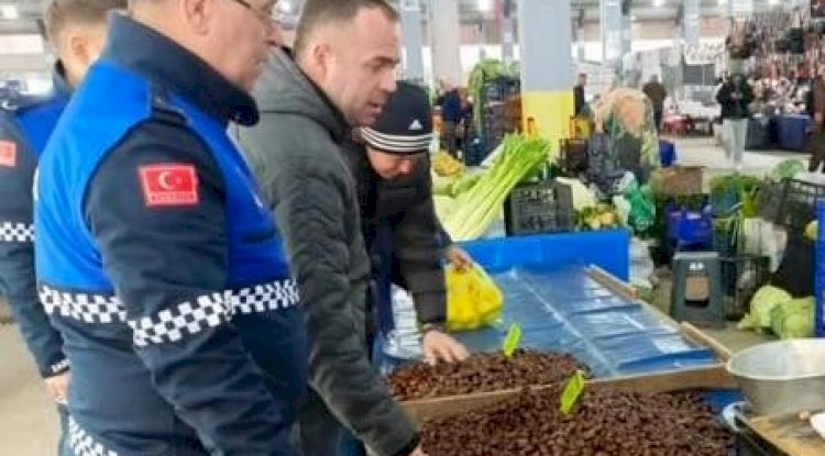 Kestane ve fiyat etiketi denetimi yapıldı