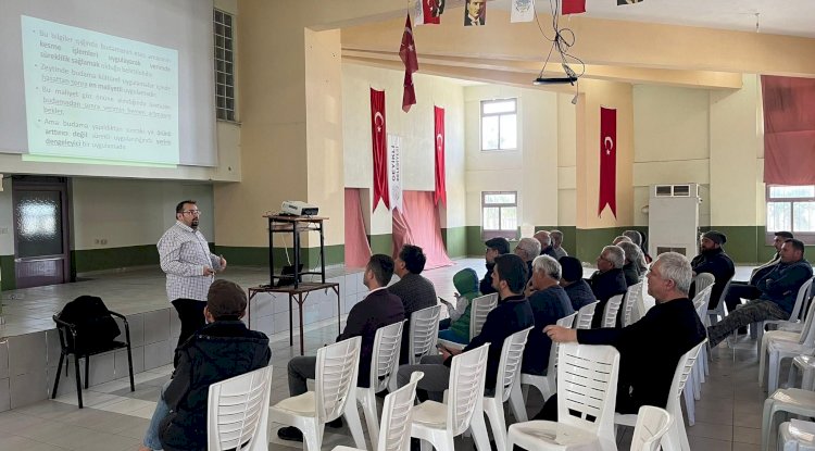 Geyikli Beldesinde eğitim toplantısı düzenlendi