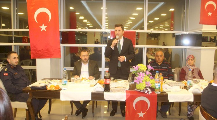 Kaymakam Kızılgüneş Şehit Yakınları ile İftar yaptı