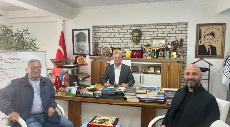 Oruçoğlu misafirlerini ağırladı