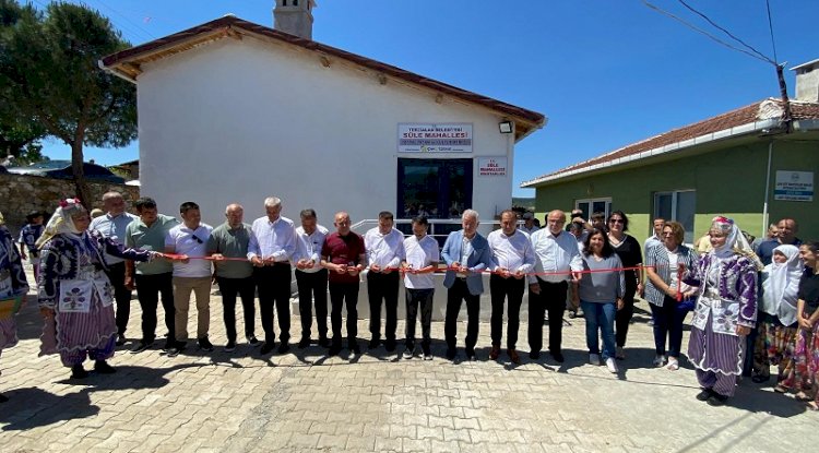 Sosyal yaşam merkezi ve muhtarlık binası hizmete girdi