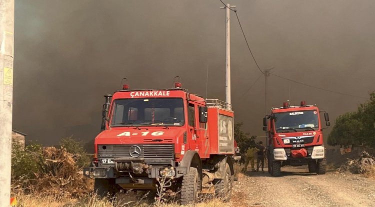 ÇÖPLÜKTE BAŞLAYAN YANGIN ORMANA SIÇRADI