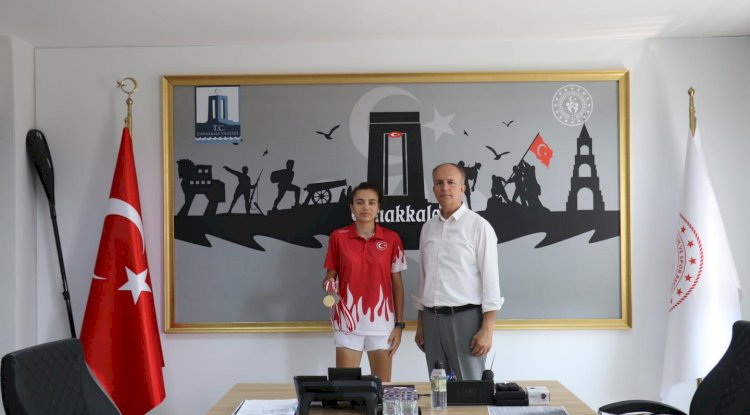 Avrupa Şampiyonu Naz Albayrak’tan ziyaret