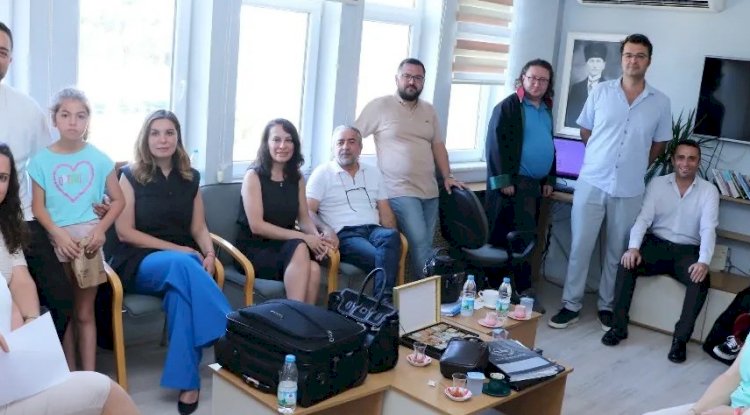 Başkan Keskin, Ezine’de meslektaşlarıyla görüştü