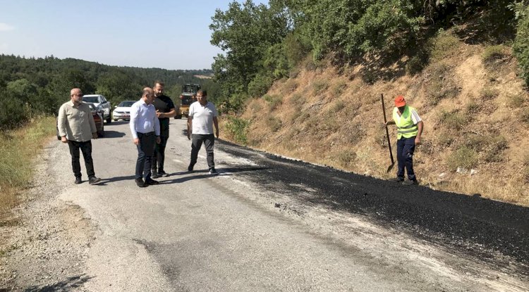 Köy yolları onarılıyor