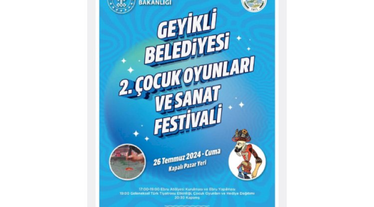 Geyikli Çocuk Festivali 26 Temmuz’da