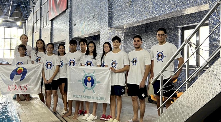 İÇDAŞ Spor Kulübü yüzücüleri büyük başarı elde etti