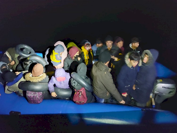 Ayvacık’ta göçmen operasyonu (27.10.2022)