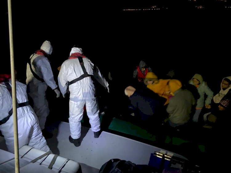 75 düzensiz göçmen kurtarıldı