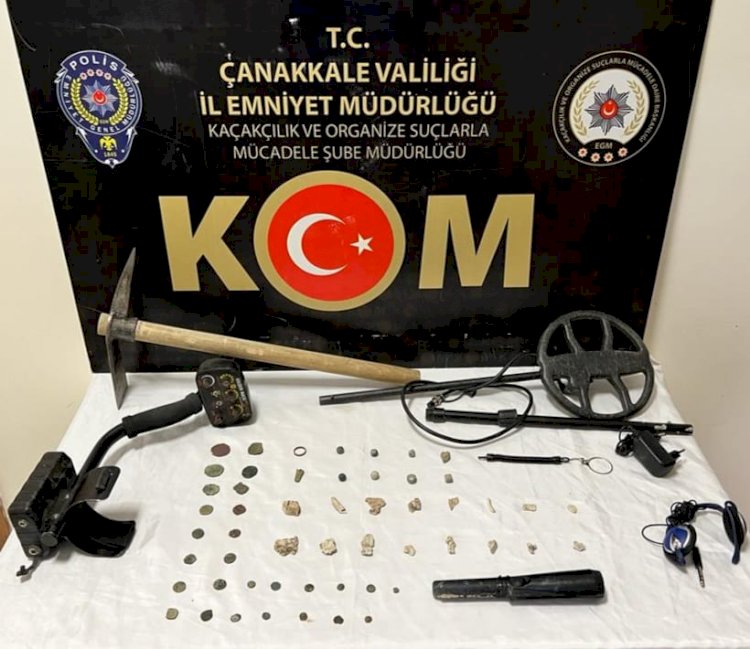 Çanakkale’de tarihi eser operasyonu (03.11.2022)