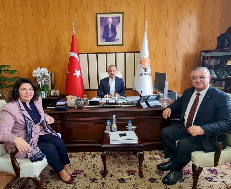 GEYİKLİ YATIRIMLARI ANKARA’DA GÖRÜŞÜLDÜ TURAN; “HER FIRSATTA HEMŞEHRİLERİMİZLE BİR ARADAYIZ” (10.11.2022)