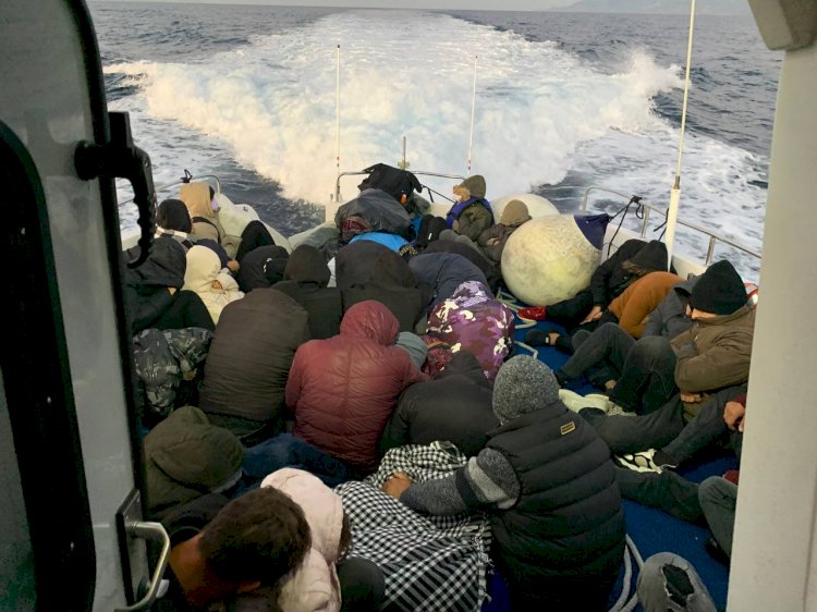 42 düzensiz göçmen kurtarıldı 