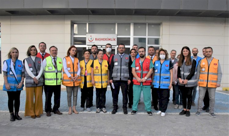 Hastanede nefes kesen tatbikat