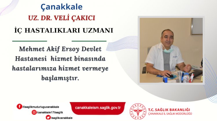 Hastanede göreve başladı 