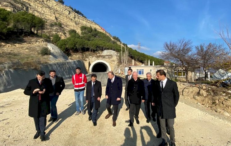 Vali Aktaş tünelleri inceledi