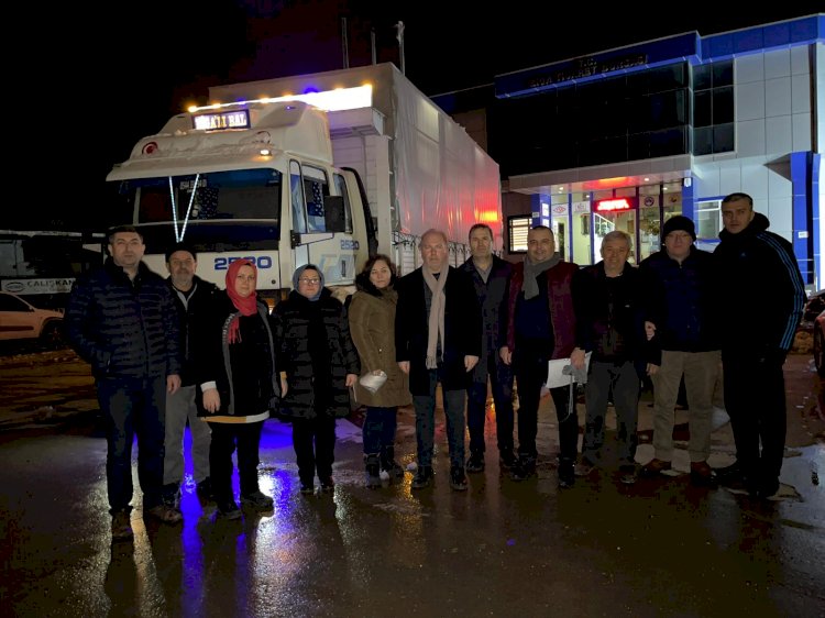 Deprem bölgesine yardım eli