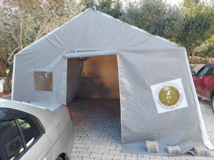 Çadırlar deprem bölgesine ulaştı