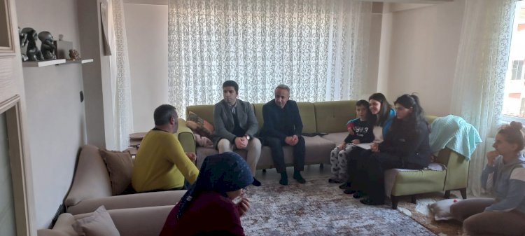 Kaymakam Taş ailelerle görüştü