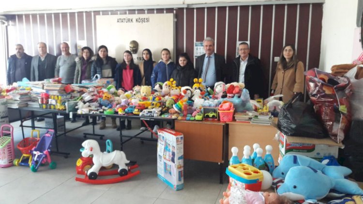 Öğrencilerden anlamlı bağış