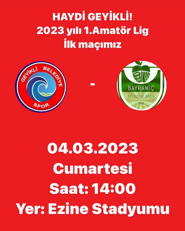 HAYDİ GEYİKLİ MAÇA!