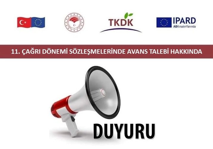 AVANS TALEBİ DUYURUSU YAPILDI