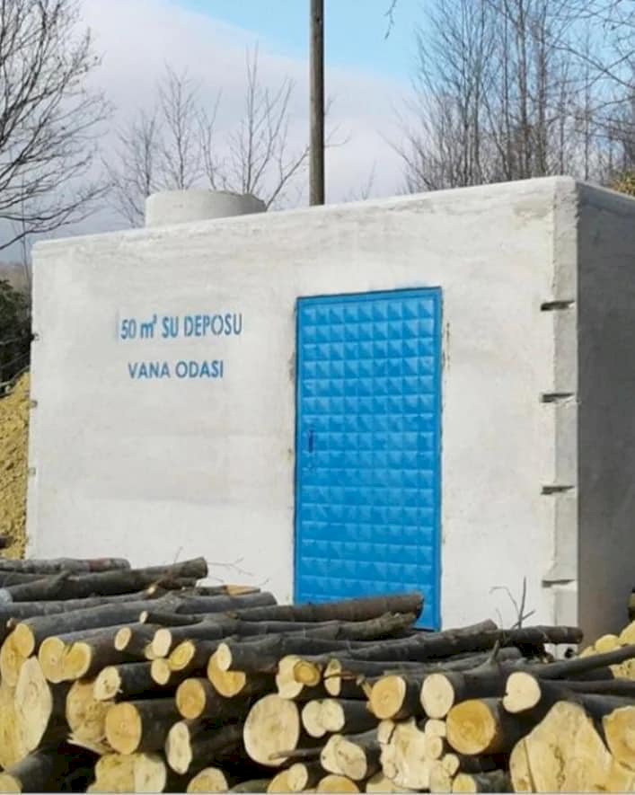 Çanakkale Merkez Köylerde Su Depoları  Çalışmaları Başladı